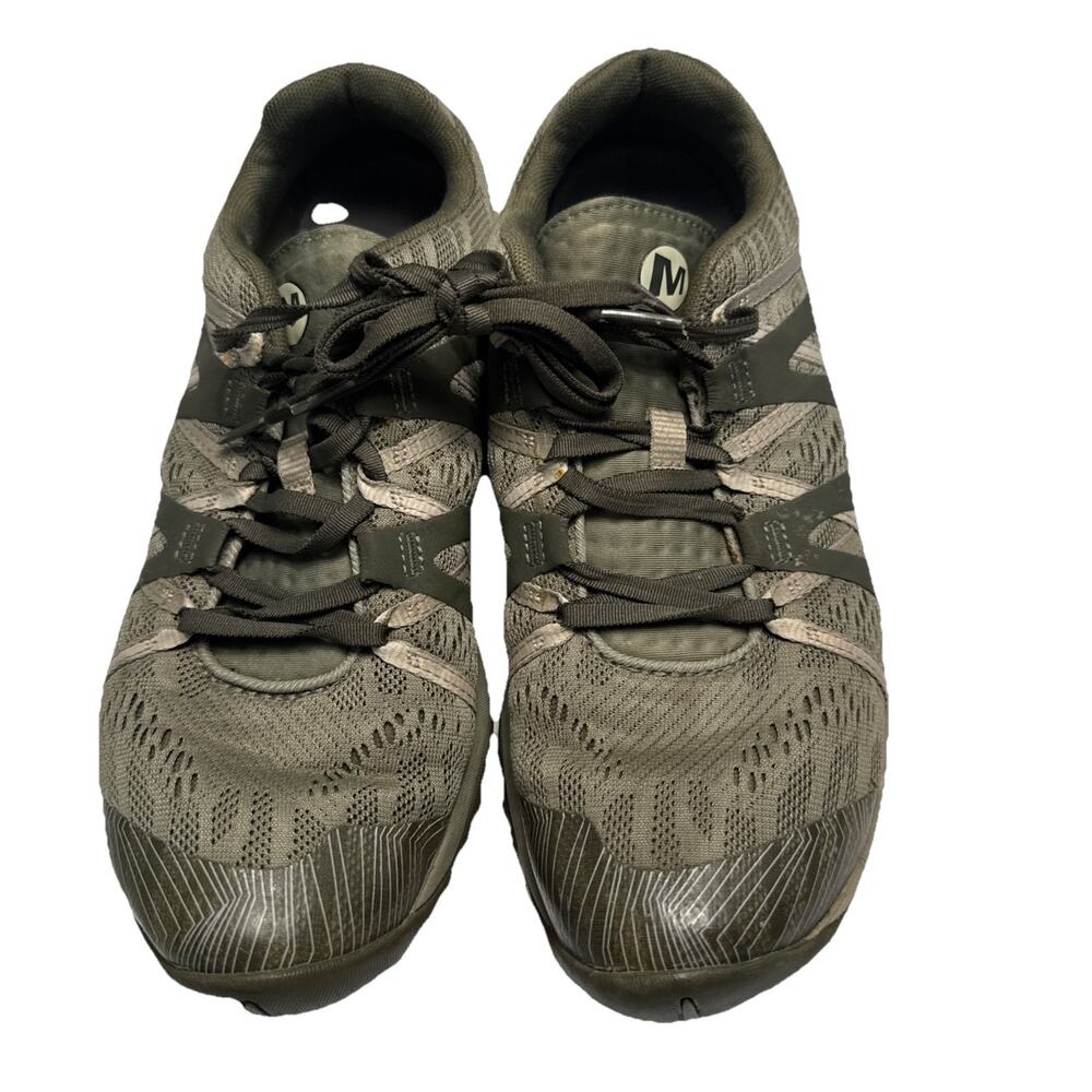 WOMENS MERRELL J41286 SIREN HEX Q2 E-MESH OLIVE HIKING SHOE - SIZE 10 EUC41